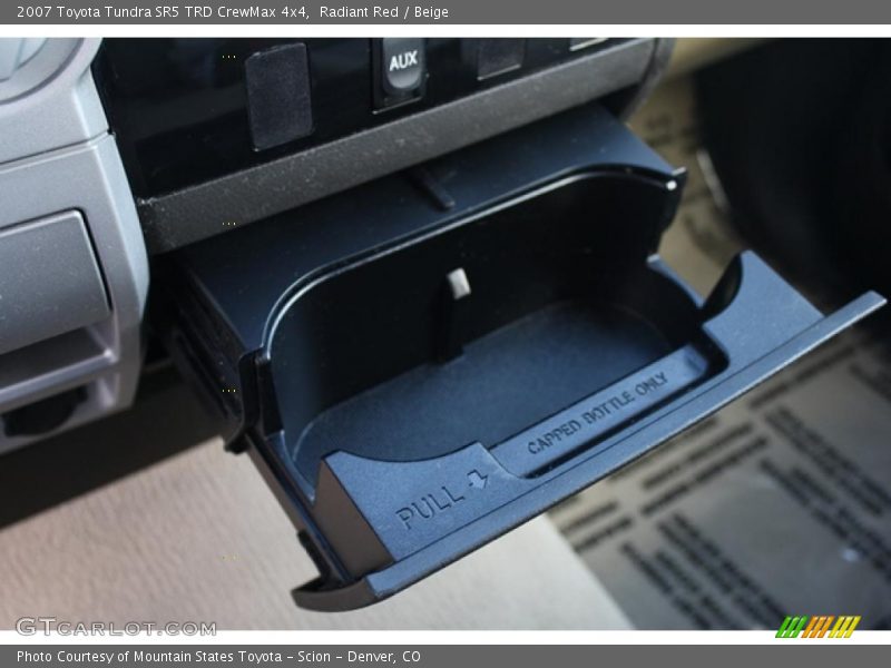Radiant Red / Beige 2007 Toyota Tundra SR5 TRD CrewMax 4x4