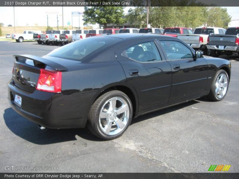 Brilliant Black Crystal Pearl / Dark Slate Gray 2010 Dodge Charger R/T