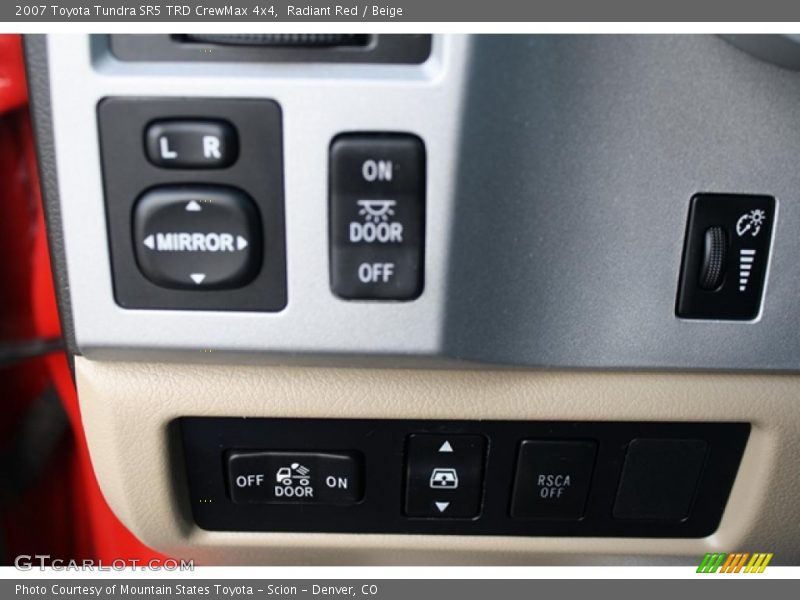Radiant Red / Beige 2007 Toyota Tundra SR5 TRD CrewMax 4x4