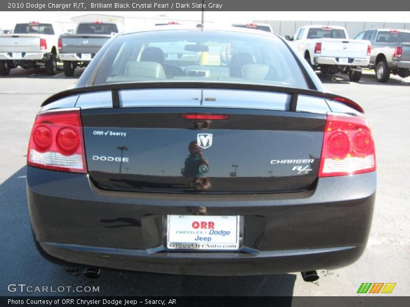 Brilliant Black Crystal Pearl / Dark Slate Gray 2010 Dodge Charger R/T