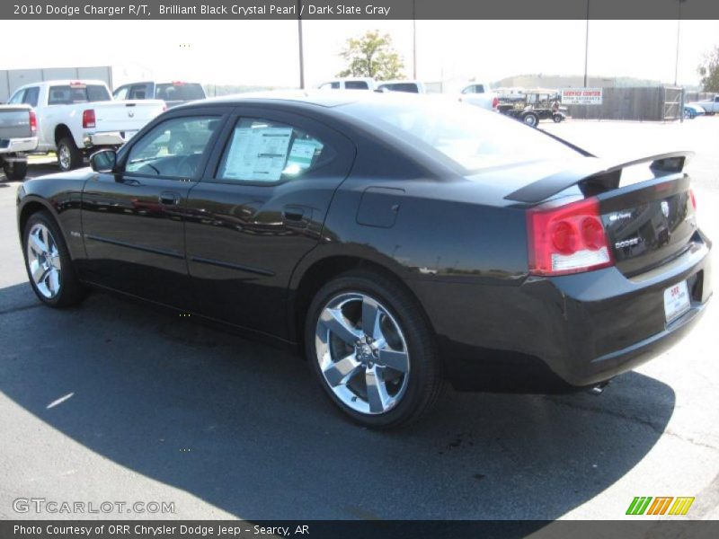 Brilliant Black Crystal Pearl / Dark Slate Gray 2010 Dodge Charger R/T