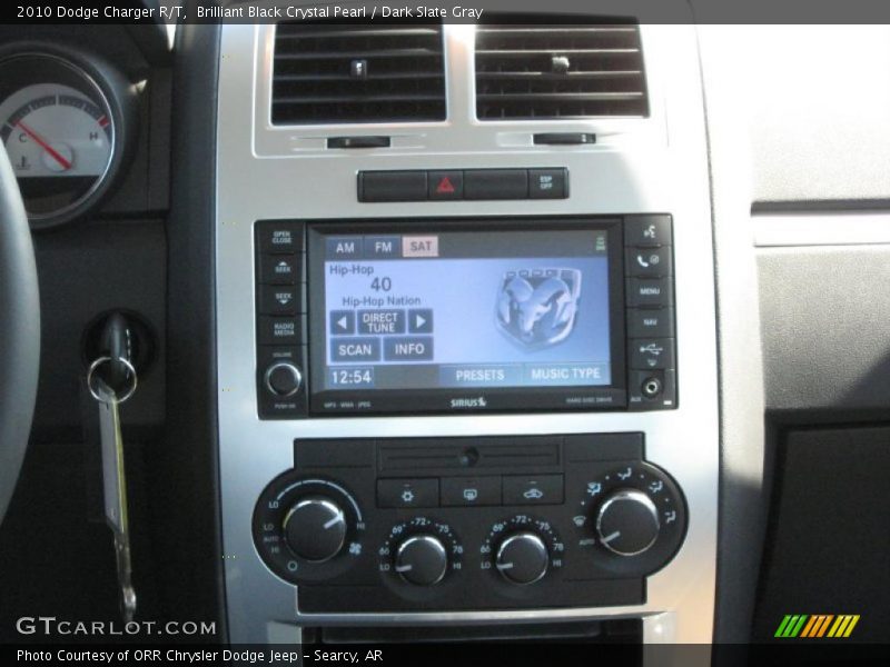 Brilliant Black Crystal Pearl / Dark Slate Gray 2010 Dodge Charger R/T