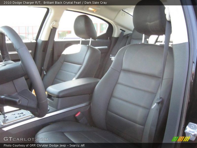 Brilliant Black Crystal Pearl / Dark Slate Gray 2010 Dodge Charger R/T