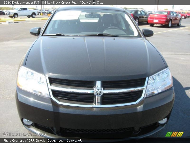 Brilliant Black Crystal Pearl / Dark Slate Gray 2010 Dodge Avenger R/T