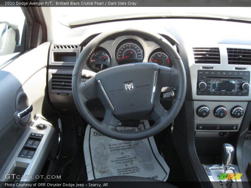 Brilliant Black Crystal Pearl / Dark Slate Gray 2010 Dodge Avenger R/T