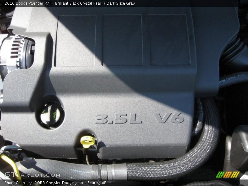 Brilliant Black Crystal Pearl / Dark Slate Gray 2010 Dodge Avenger R/T