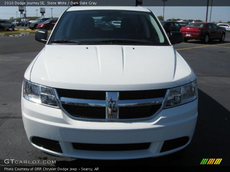 Stone White / Dark Slate Gray 2010 Dodge Journey SE