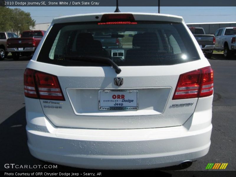 Stone White / Dark Slate Gray 2010 Dodge Journey SE