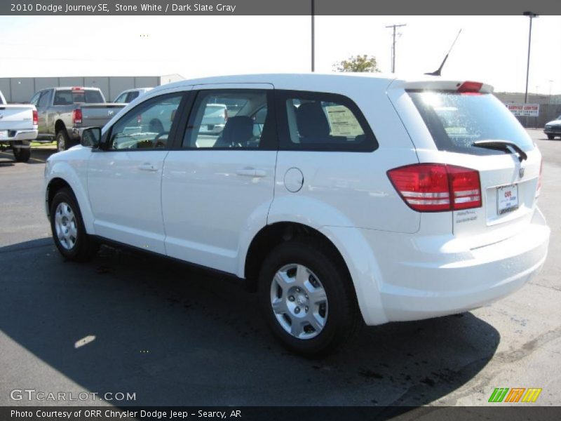 Stone White / Dark Slate Gray 2010 Dodge Journey SE