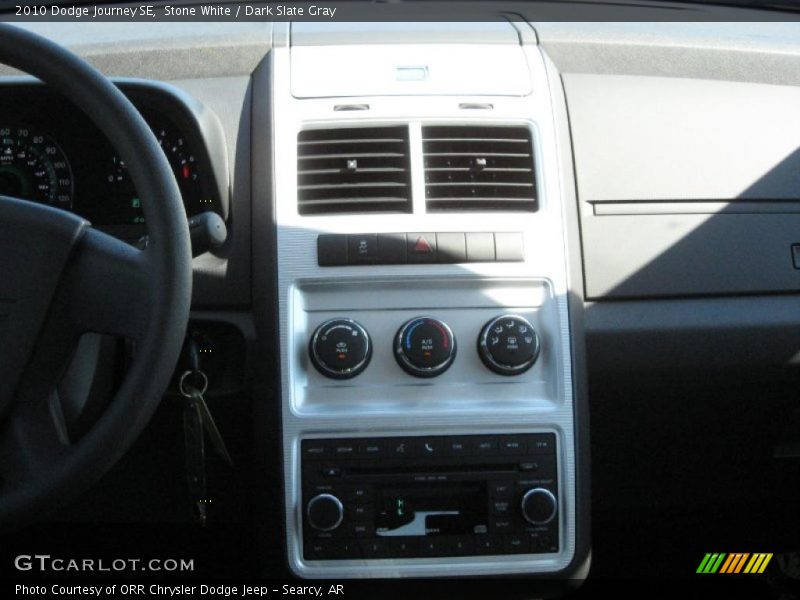Stone White / Dark Slate Gray 2010 Dodge Journey SE