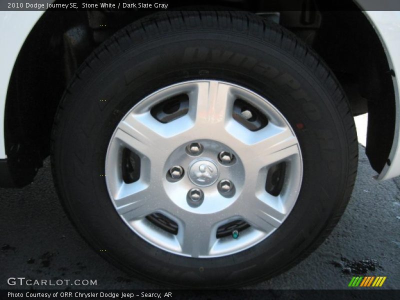 Stone White / Dark Slate Gray 2010 Dodge Journey SE