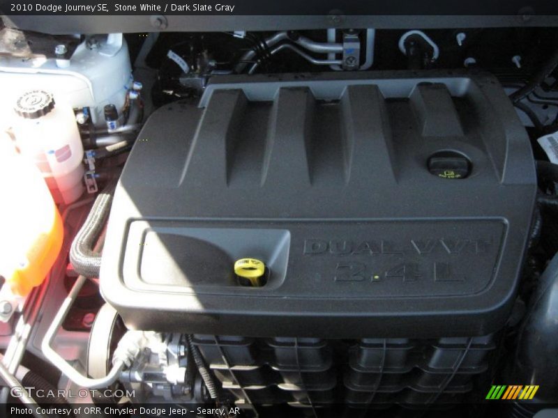 Stone White / Dark Slate Gray 2010 Dodge Journey SE
