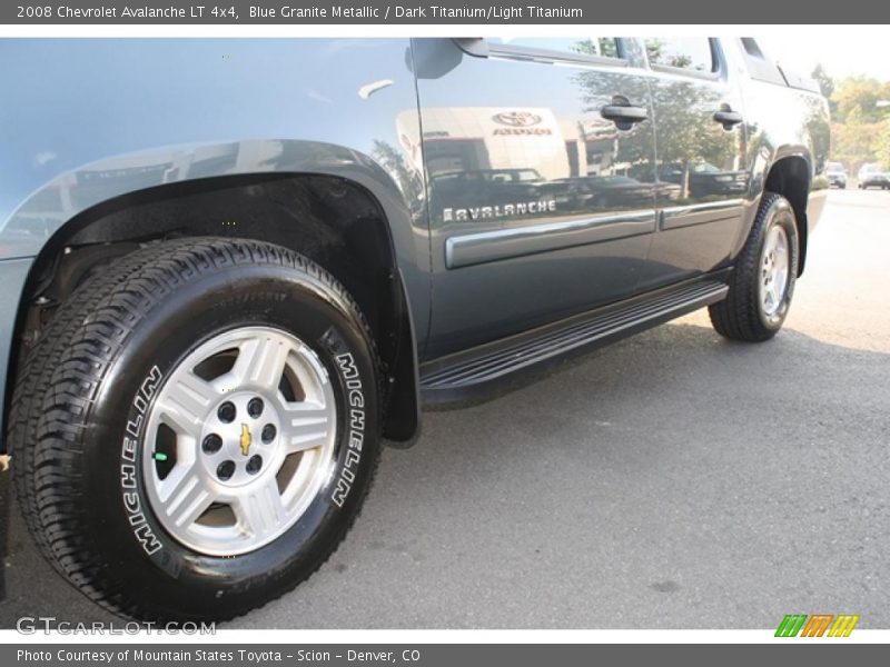 Blue Granite Metallic / Dark Titanium/Light Titanium 2008 Chevrolet Avalanche LT 4x4