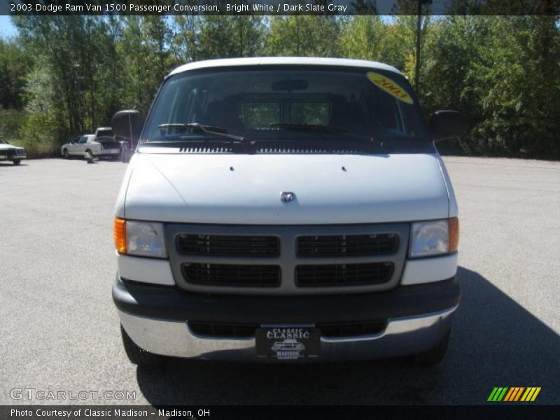 Bright White / Dark Slate Gray 2003 Dodge Ram Van 1500 Passenger Conversion