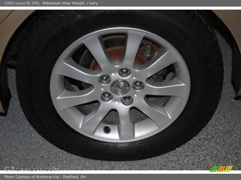 Millennium Silver Metallic / Ivory 2003 Lexus ES 300