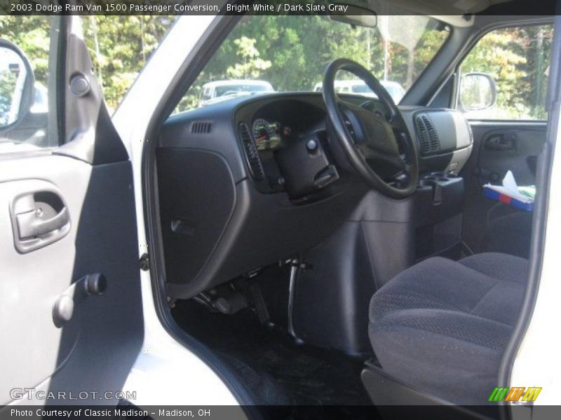 Bright White / Dark Slate Gray 2003 Dodge Ram Van 1500 Passenger Conversion