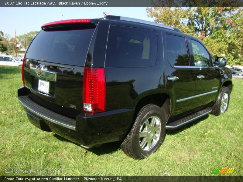 Black Raven / Ebony/Ebony 2007 Cadillac Escalade AWD