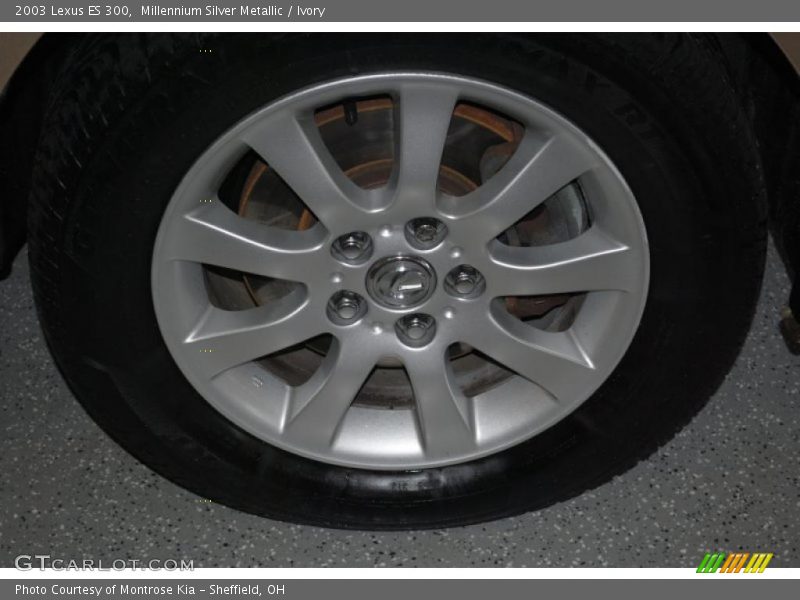 Millennium Silver Metallic / Ivory 2003 Lexus ES 300