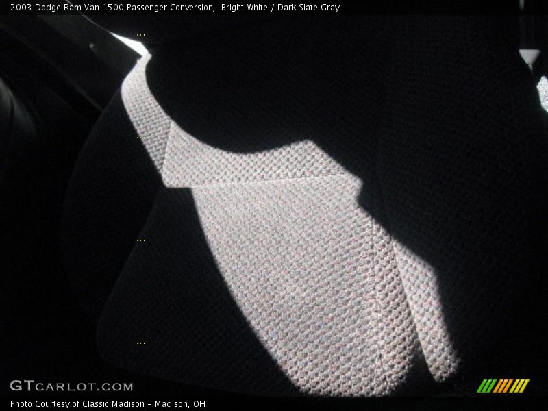 Bright White / Dark Slate Gray 2003 Dodge Ram Van 1500 Passenger Conversion