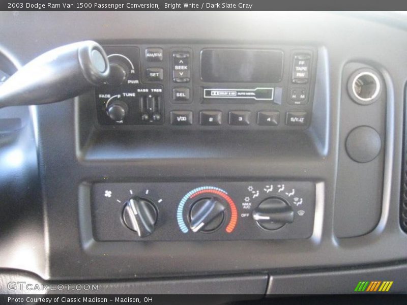 Bright White / Dark Slate Gray 2003 Dodge Ram Van 1500 Passenger Conversion