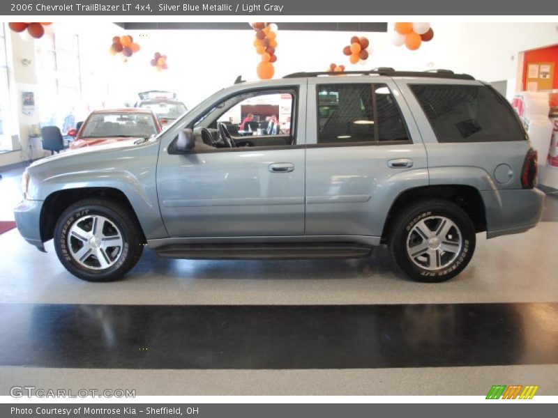 Silver Blue Metallic / Light Gray 2006 Chevrolet TrailBlazer LT 4x4