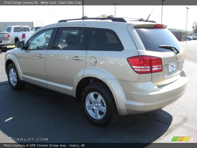 White Gold / Dark Slate Gray 2010 Dodge Journey SE
