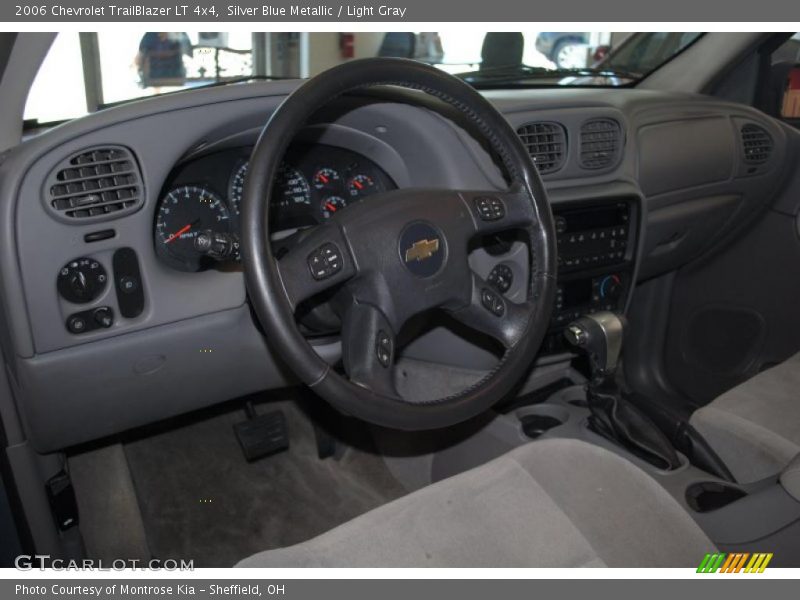 Silver Blue Metallic / Light Gray 2006 Chevrolet TrailBlazer LT 4x4