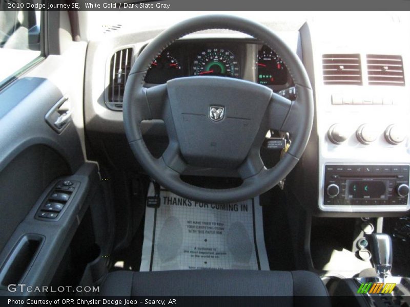 White Gold / Dark Slate Gray 2010 Dodge Journey SE