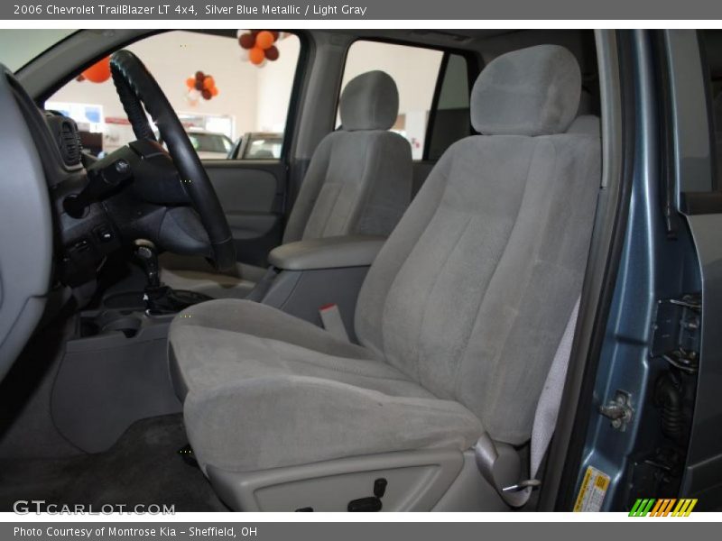 Silver Blue Metallic / Light Gray 2006 Chevrolet TrailBlazer LT 4x4