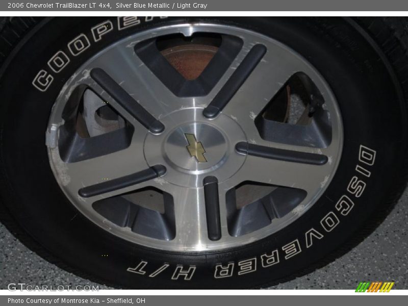 Silver Blue Metallic / Light Gray 2006 Chevrolet TrailBlazer LT 4x4