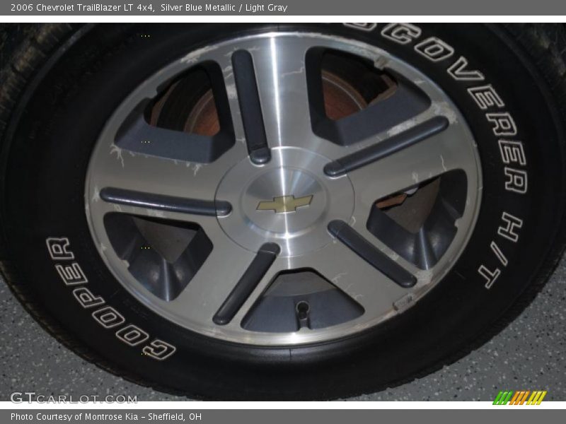 Silver Blue Metallic / Light Gray 2006 Chevrolet TrailBlazer LT 4x4