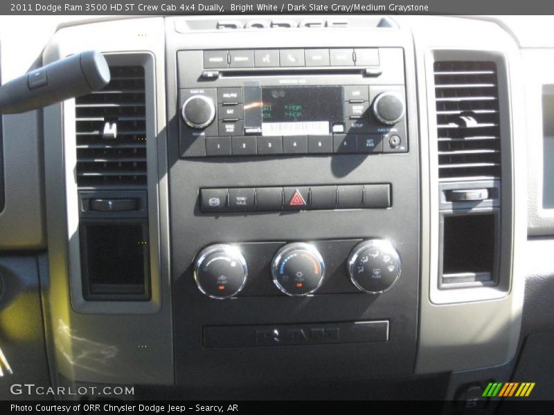 Bright White / Dark Slate Gray/Medium Graystone 2011 Dodge Ram 3500 HD ST Crew Cab 4x4 Dually