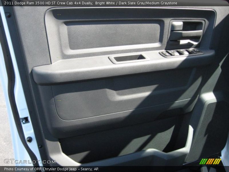 Bright White / Dark Slate Gray/Medium Graystone 2011 Dodge Ram 3500 HD ST Crew Cab 4x4 Dually