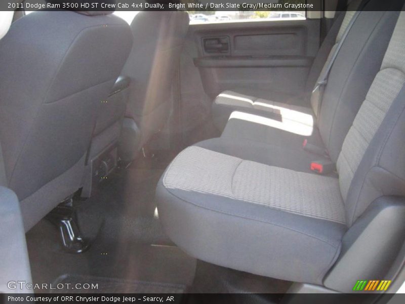 Bright White / Dark Slate Gray/Medium Graystone 2011 Dodge Ram 3500 HD ST Crew Cab 4x4 Dually