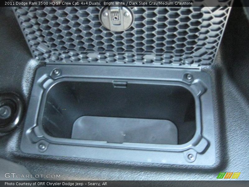 Bright White / Dark Slate Gray/Medium Graystone 2011 Dodge Ram 3500 HD ST Crew Cab 4x4 Dually