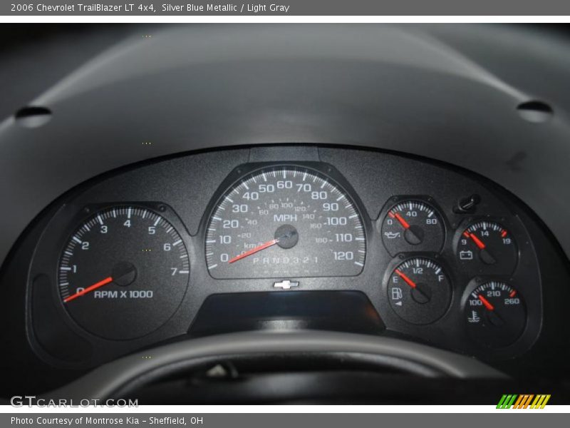 Silver Blue Metallic / Light Gray 2006 Chevrolet TrailBlazer LT 4x4