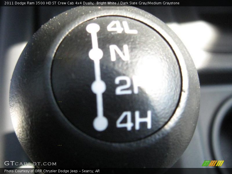 Bright White / Dark Slate Gray/Medium Graystone 2011 Dodge Ram 3500 HD ST Crew Cab 4x4 Dually