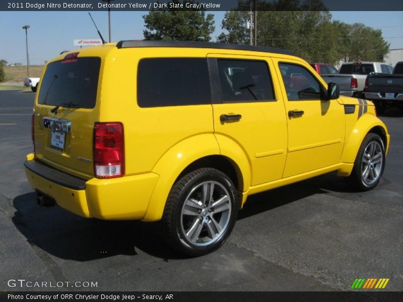 Detonator Yellow / Dark Slate Gray/Yellow 2011 Dodge Nitro Detonator