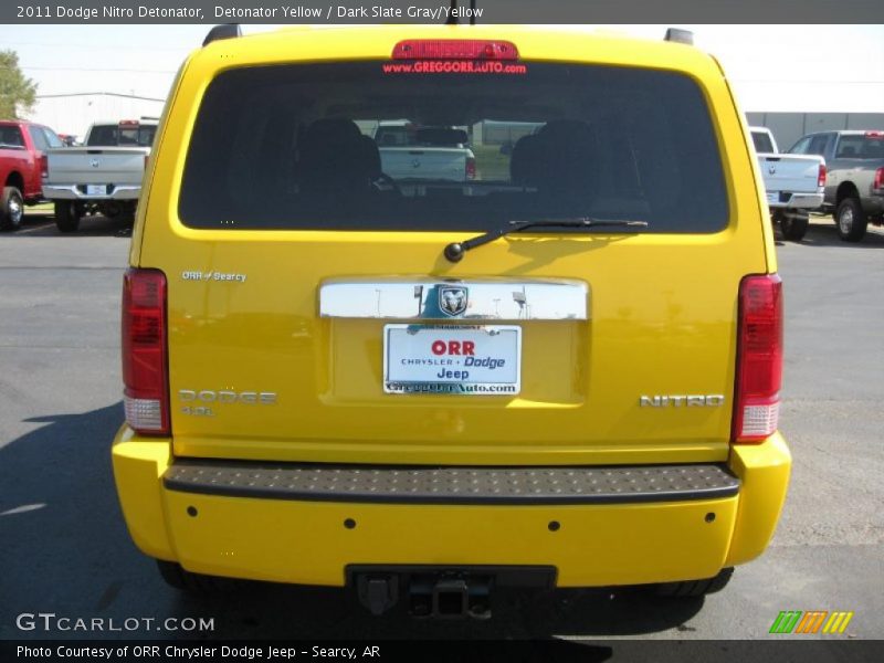 Detonator Yellow / Dark Slate Gray/Yellow 2011 Dodge Nitro Detonator