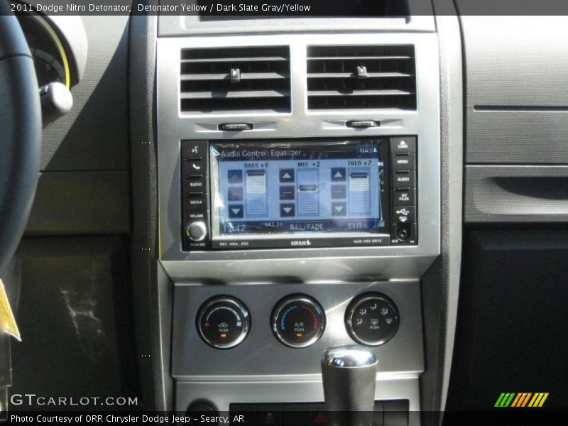 Detonator Yellow / Dark Slate Gray/Yellow 2011 Dodge Nitro Detonator