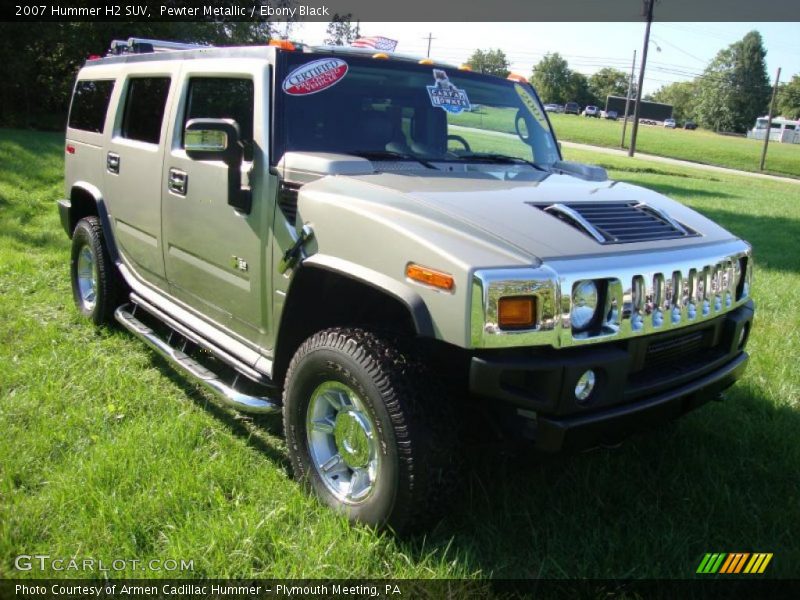 Pewter Metallic / Ebony Black 2007 Hummer H2 SUV