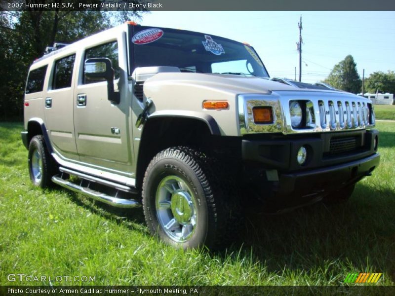 Pewter Metallic / Ebony Black 2007 Hummer H2 SUV