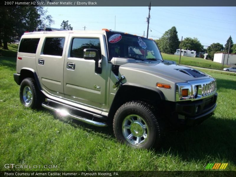 Pewter Metallic / Ebony Black 2007 Hummer H2 SUV