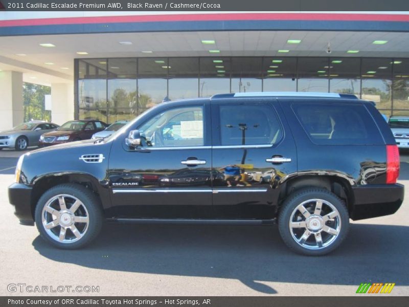 Black Raven / Cashmere/Cocoa 2011 Cadillac Escalade Premium AWD