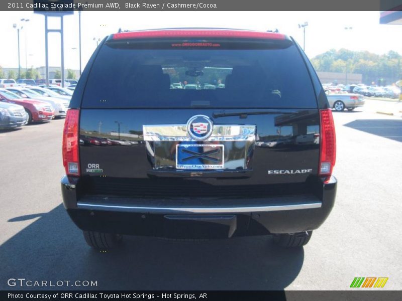 Black Raven / Cashmere/Cocoa 2011 Cadillac Escalade Premium AWD