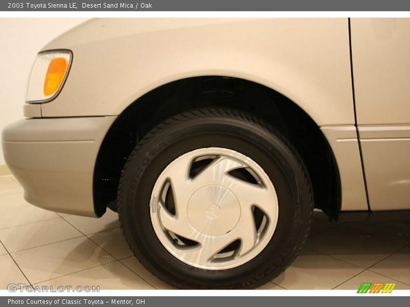Desert Sand Mica / Oak 2003 Toyota Sienna LE