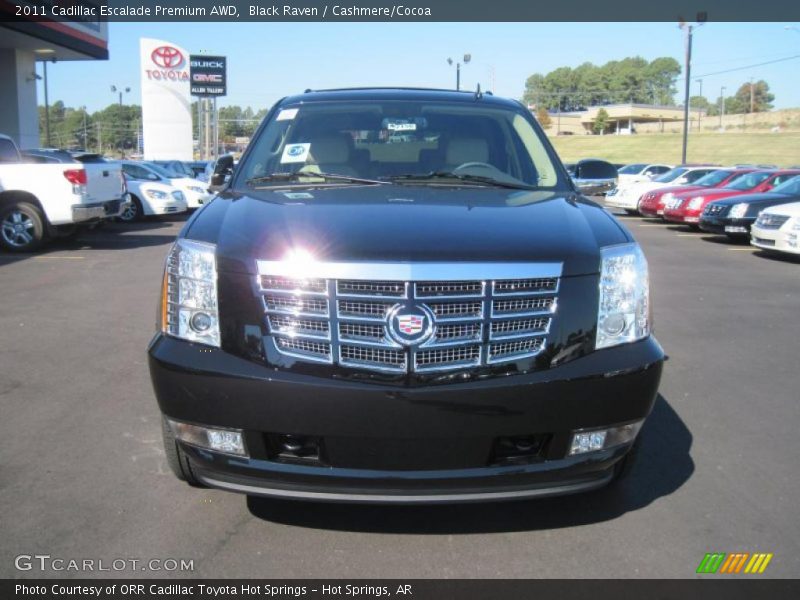 Black Raven / Cashmere/Cocoa 2011 Cadillac Escalade Premium AWD