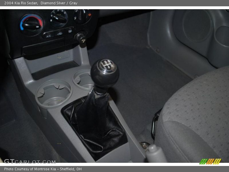 Diamond Silver / Gray 2004 Kia Rio Sedan