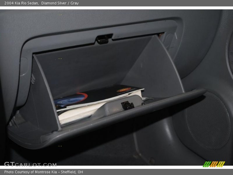Diamond Silver / Gray 2004 Kia Rio Sedan