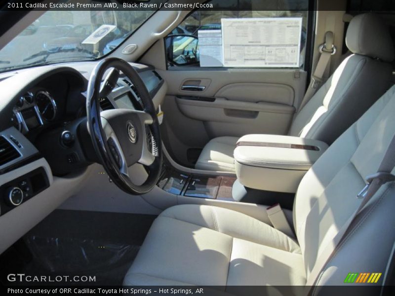 Black Raven / Cashmere/Cocoa 2011 Cadillac Escalade Premium AWD